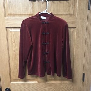 Vintage wine-colored Clio Petite top, size Petite Large
